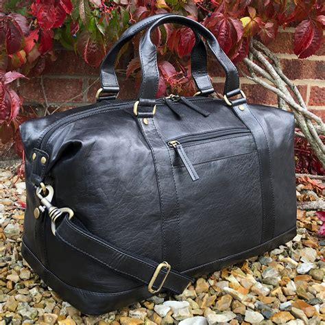 luxury leather travel bags